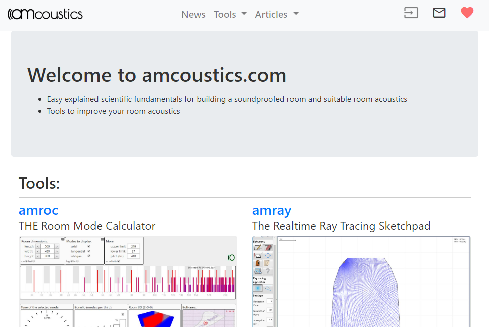 screenshot of my interactive online resume